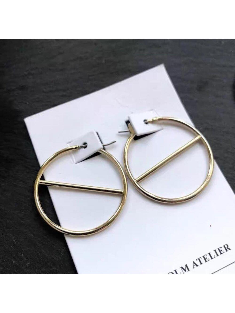 & Other Stories Geometric Hoop Earrings